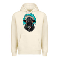 Tofu black angus indian headdress Premium Hoodie - JahusDesignShop