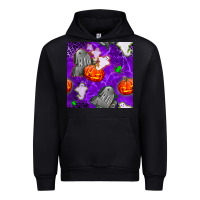Foreset Green tombstone and ghosts seamless paternal Urban Hoodie - BundleAndBundleShop