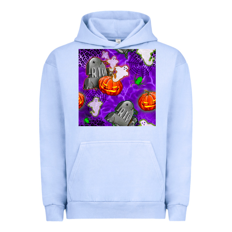 Tombstone And Ghosts Seamless Paternal Urban Hoodie by BundleAndBundleShop | Teevron