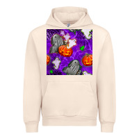 Sandshell tombstone and ghosts seamless paternal Urban Hoodie - BundleAndBundleShop