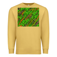 Antique Gold distressed shamrock and leopard Premium Sweatshirt - RanaPortraitStore