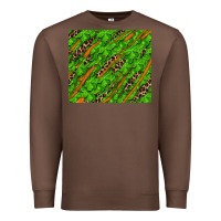 Chestnut distressed shamrock and leopard Premium Sweatshirt - RanaPortraitStore