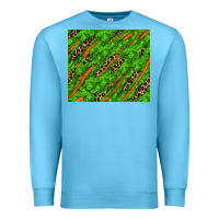 Ocean Blue distressed shamrock and leopard Premium Sweatshirt - RanaPortraitStore