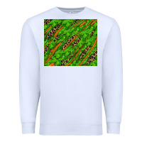 White distressed shamrock and leopard Premium Sweatshirt - RanaPortraitStore