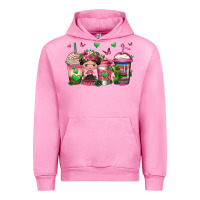 Fuchsia Pink mexican coffee cups cafecito Urban Hoodie - Jasminsmagicworld
