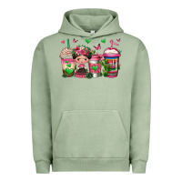 Pigment Oil Green mexican coffee cups cafecito Urban Hoodie - Jasminsmagicworld
