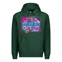 Sports Green me sarcastic nah Premium Hoodie - AdoDesignShop