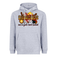 Heather Grey diamonds are a girls best friends Heavyweight Hoodie - RanaPortraitStore