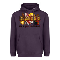 Plum diamonds are a girls best friends Heavyweight Hoodie - RanaPortraitStore