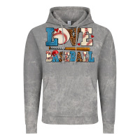 Cloud Rock love baseball Vintage Hoodie - AdoDesignShop