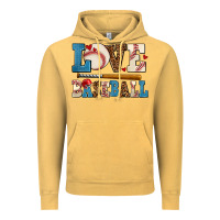 Vintage Mustard love baseball Vintage Hoodie - AdoDesignShop