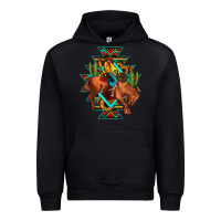 Black aztec rodeo cowboy Urban Hoodie - JahusDesignShop