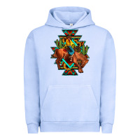 Pigment Grape Ice aztec rodeo cowboy Urban Hoodie - JahusDesignShop