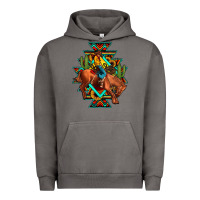 Pigment Tornado aztec rodeo cowboy Urban Hoodie - JahusDesignShop