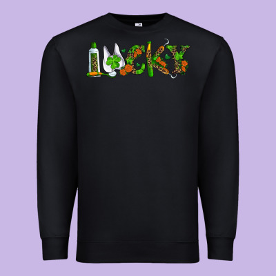 Dental Lucky St Patricks Day Premium Sweatshirt Designed By Ranaportraitstore