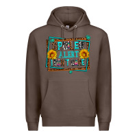 Coffee spoiler alert i dont care Premium Hoodie - AdoDesignShop