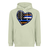 Matcha police heart Heavyweight Hoodie - RanaPortraitStore