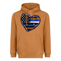 Meerkat police heart Heavyweight Hoodie - RanaPortraitStore