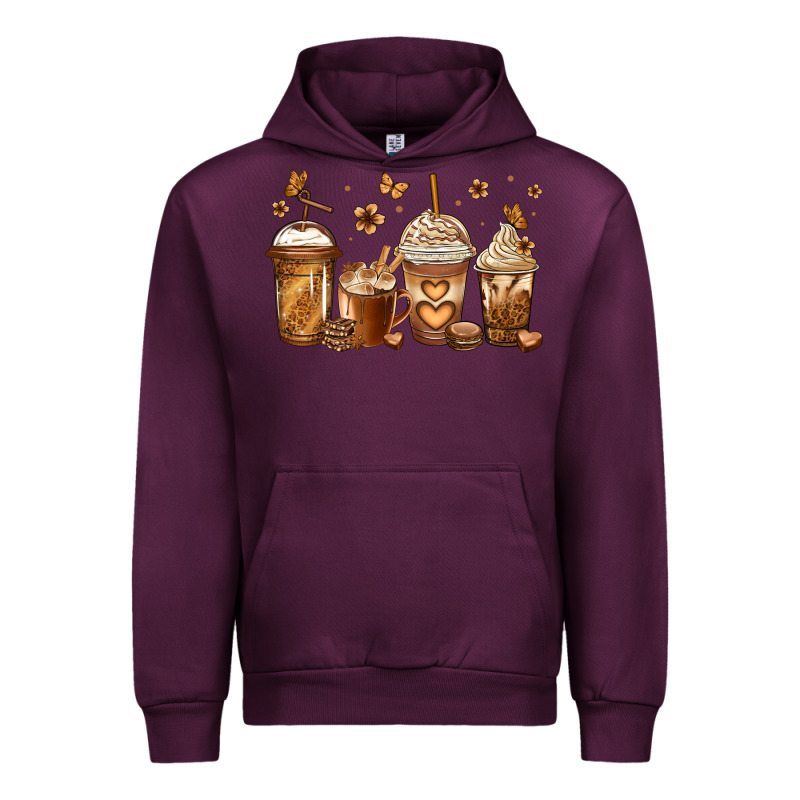 Melanin Afro Coffee Cups Urban Hoodie by Jasminsmagicworld | Teevron