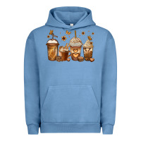 Pigment Pebble Blue melanin afro coffee cups Urban Hoodie - Jasminsmagicworld