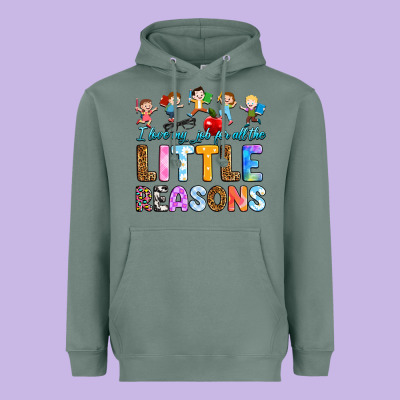 Heavyweight Hoodie i love my job for all the little reason