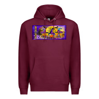 Burgundy spooky squad 11oz mug Premium Hoodie - BundleAndBundleShop
