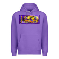 Purple spooky squad 11oz mug Premium Hoodie - BundleAndBundleShop