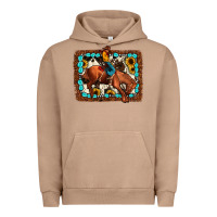 Pigment Burro rodeo cowboy Urban Hoodie - JahusDesignShop