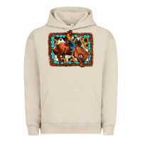 Pigment French Oak rodeo cowboy Urban Hoodie - JahusDesignShop