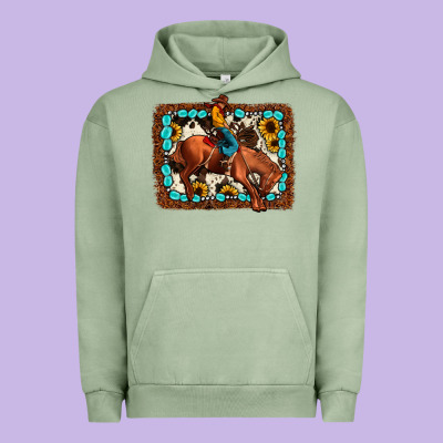Rodeo Cowboy Urban Hoodie Designed By Jahusdesignshop