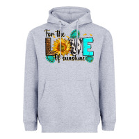 Heather Grey for the love of sunshine Heavyweight Hoodie - RanaPortraitStore