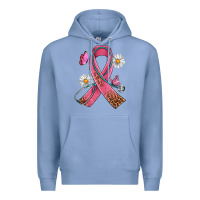 Colony Blue Cancer Ribbon Stethoscope Daisy Butterfly Premium Hoodie - Artiststas