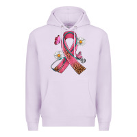Lilac Cancer Ribbon Stethoscope Daisy Butterfly Premium Hoodie - Artiststas