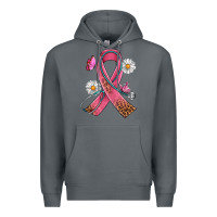 Rock Cancer Ribbon Stethoscope Daisy Butterfly Premium Hoodie - Artiststas