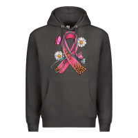 Smoke Cancer Ribbon Stethoscope Daisy Butterfly Premium Hoodie - Artiststas