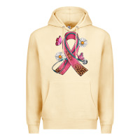 Pina Colada Cancer Ribbon Stethoscope Daisy Butterfly Premium Hoodie - Artiststas