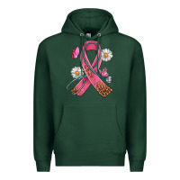 Sports Green Cancer Ribbon Stethoscope Daisy Butterfly Premium Hoodie - Artiststas