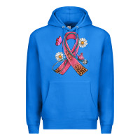 True Royal Cancer Ribbon Stethoscope Daisy Butterfly Premium Hoodie - Artiststas