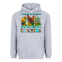 Heather Grey i googled my symptoms turns out i need more chicke Heavyweight Hoodie - RanaPortraitStore