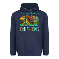 Navy i googled my symptoms turns out i need more chicke Heavyweight Hoodie - RanaPortraitStore