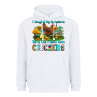White i googled my symptoms turns out i need more chicke Heavyweight Hoodie - RanaPortraitStore