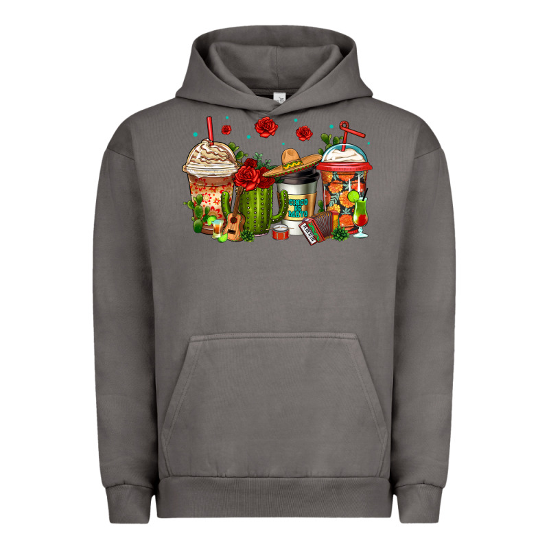 Cinco De Mayo Coffee Cups Urban Hoodie by Jasminsmagicworld | Teevron