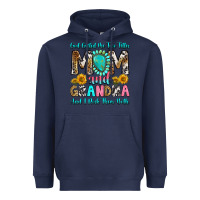 Navy god gifted me two titles mom and grandma and i roc Heavyweight Hoodie - RanaPortraitStore