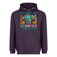 Plum god gifted me two titles mom and grandma and i roc Heavyweight Hoodie - RanaPortraitStore