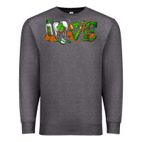Charcoal Heather dental love st patricks day Premium Sweatshirt - RanaPortraitStore
