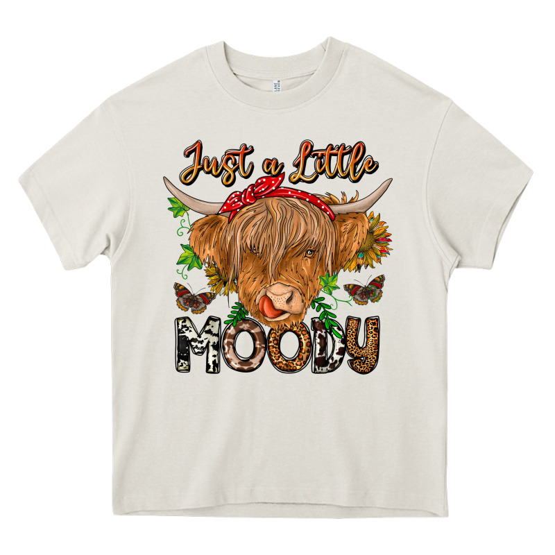 Just A Little Moody Heavy Core Tee by CowhideDigitalArt | Teevron