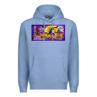 Colony Blue spooky squad mug Premium Hoodie - BundleAndBundleShop
