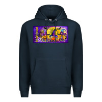 Navy spooky squad mug Premium Hoodie - BundleAndBundleShop