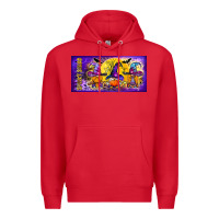 Red spooky squad mug Premium Hoodie - BundleAndBundleShop