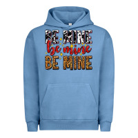 Pigment Pebble Blue be mine be mine be mine Urban Hoodie - AdoDesignShop